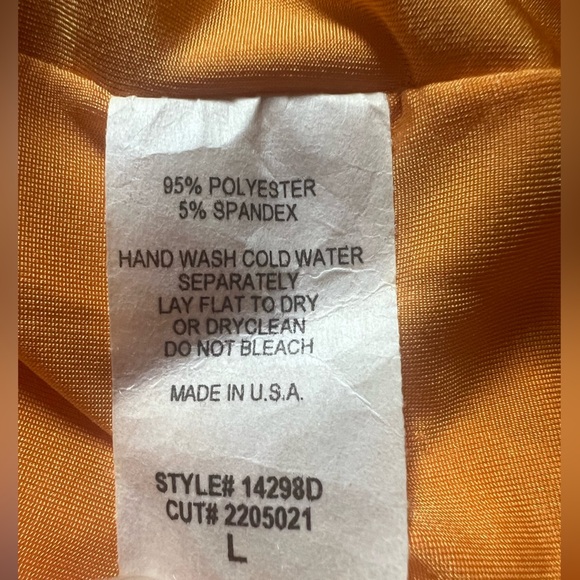 Sabora Sexy Bandeau Spaghetti Strap Cut-Out Mini Dress with Hip High Slit Size L - Picture 7 of 7